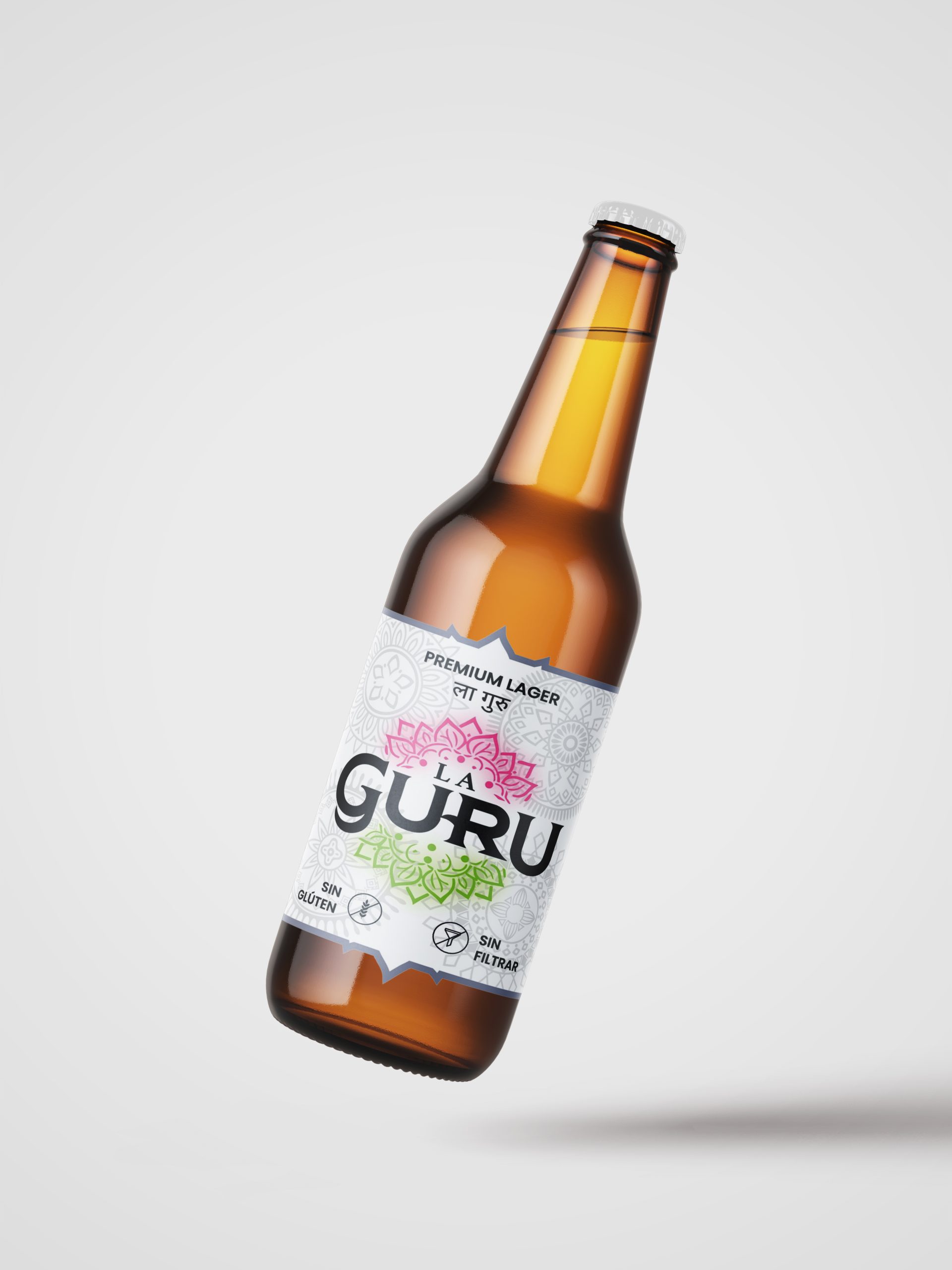 Pack x 12 – La Guru Premium Lager 330 ml - Imagen 2